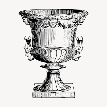 Vintage goblet, medieval object illustration | Free Vector Illustration - rawpixel
