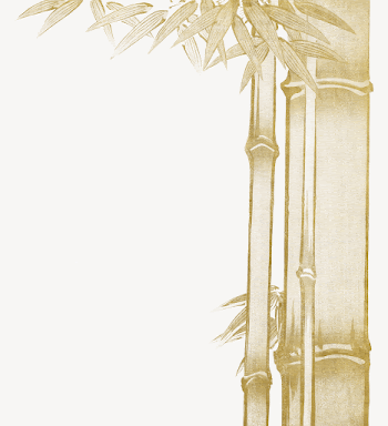 Vintage gold bamboo psd, remixed | Free PSD Illustration - rawpixel