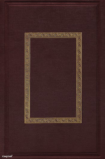 Vintage gold frame on brown background | Free  psd mockup - 2349847