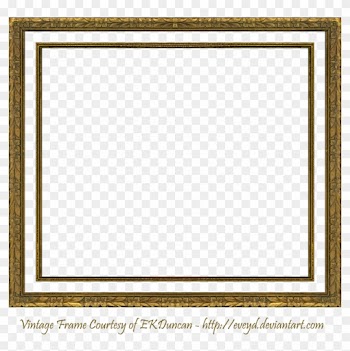 Vintage Gold Frames Clip Art Clipart - Deviant Art Frames