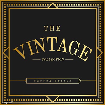 Vintage golden art nouveau badge vector | Free stock vector - 519548