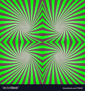 Vintage green seamless spiral background vector image