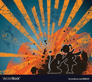 Vintage grunge background vector image