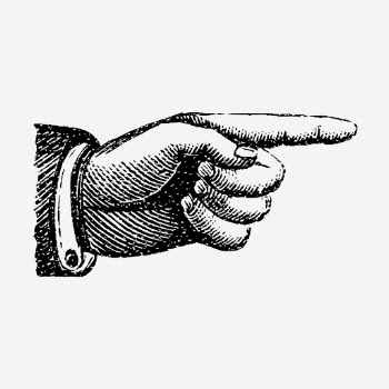 Vintage hand, pointing gesture illustration. | Free Photo Illustration - rawpixel