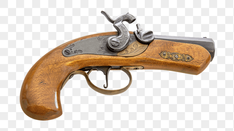 Vintage handgun png sticker, transparent | Free PNG - rawpixel