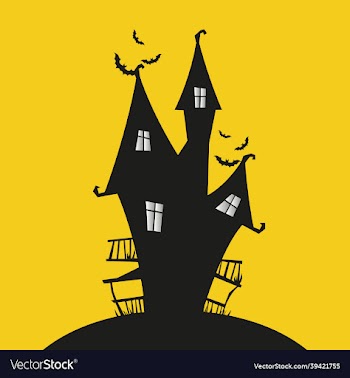 vintage haunted house perfect for spooky halloween