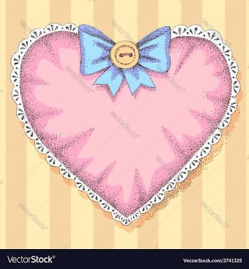  					Vintage heart vector image														