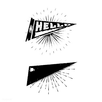 Vintage Hello flags | Free stock vector - 581736