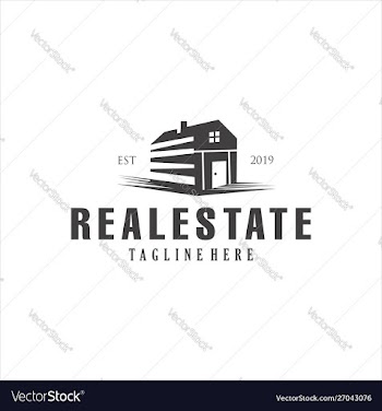 Vintage home for architectural logo icon vector image