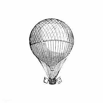 Vintage hot air balloon illustration | Free stock vector - 539777