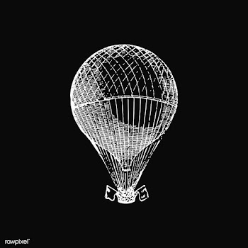 Vintage hot air balloon illustration | Free stock vector - 539783