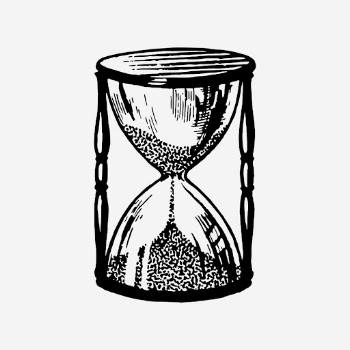 Vintage hourglass, object drawing. Free | Free Photo - rawpixel