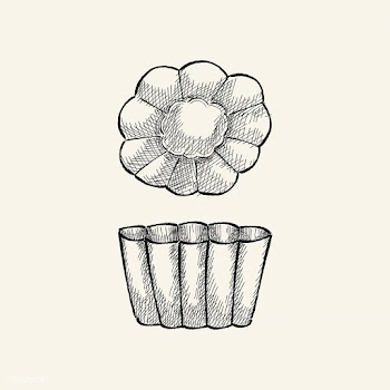 Vintage illustration of a baking mold | Free stock vector - 324706