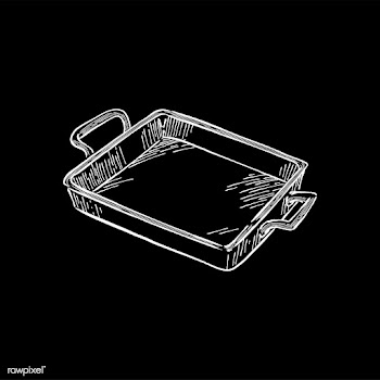 Vintage illustration of a baking tray | Free stock vector - 324564