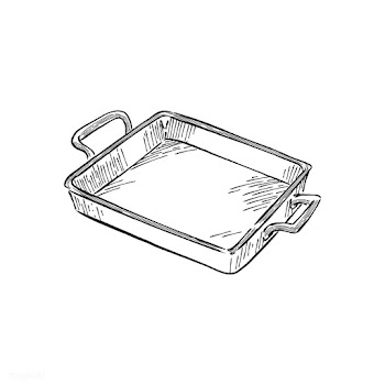 Vintage illustration of a baking tray | Free stock vector - 324667