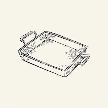 Vintage illustration of a baking tray | Free stock vector - 324717