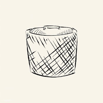 Vintage illustration of a basket | Free stock vector - 324674