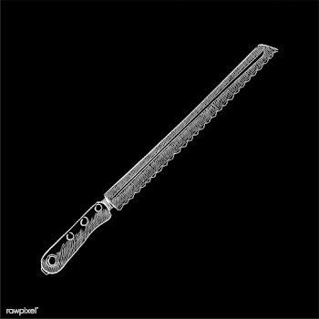 Vintage illustration of a bread knife | Free stock vector - 324637