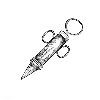 Vintage illustration of a cake syringe | Free stock vector - 324727