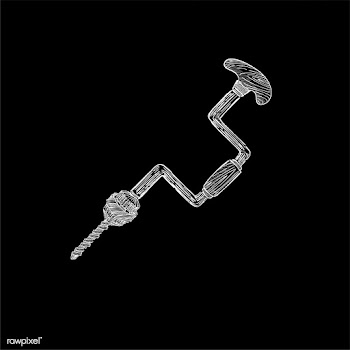 Vintage illustration of a carpenter tool | Free stock vector - 324480