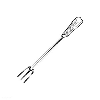 Vintage illustration of a carving fork | Free stock vector - 324578