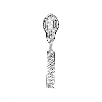 Vintage illustration of a chisel | Free stock vector - 324761