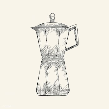 Vintage illustration of a coffee maker | Free stock vector - 324499