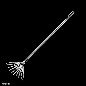 Vintage illustration of a gardening rake | Free stock vector - 324554