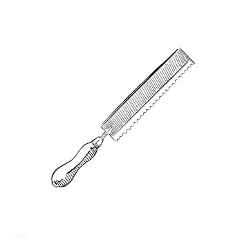 Vintage illustration of a gardening saw | Free stock vector - 324575