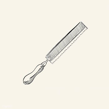 Vintage illustration of a gardening saw | Free stock vector - 324598