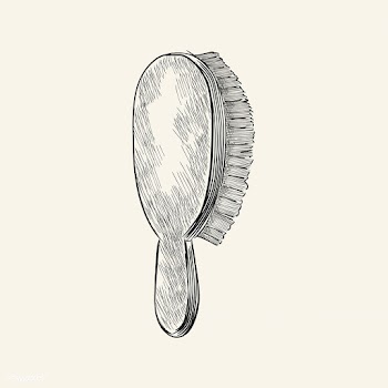 Vintage illustration of a hair brush | Free stock vector - 324722