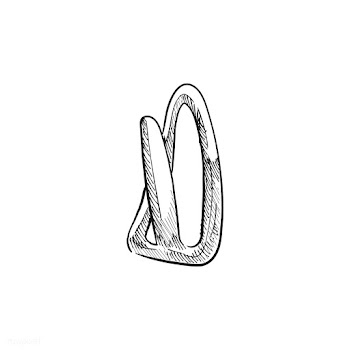 Vintage illustration of a hair clip | Free stock vector - 324689