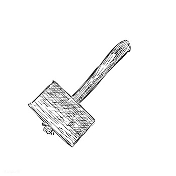 Vintage illustration of a hammer | Free stock vector - 324467