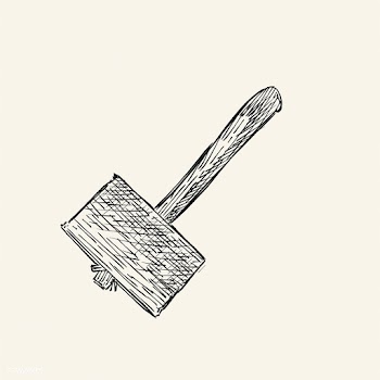 Vintage illustration of a hammer | Free stock vector - 324474
