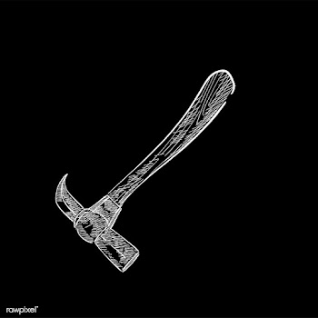 Vintage illustration of a hammer | Free stock vector - 324482