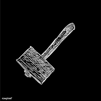 Vintage illustration of a hammer | Free stock vector - 324506