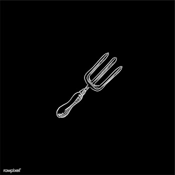 Vintage illustration of a hand fork | Free stock vector - 324622