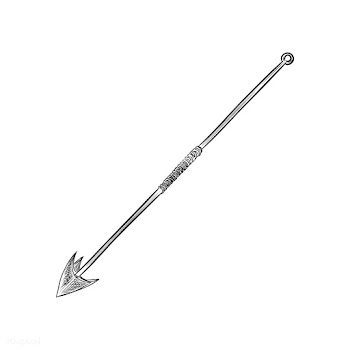 Vintage illustration of a harpoon | Free stock vector - 324784