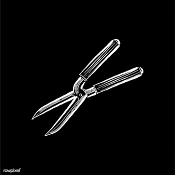 Vintage illustration of a hedge shears | Free stock vector - 324590