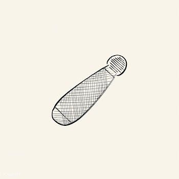 Vintage illustration of a nail file | Free stock vector - 324733
