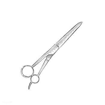 Vintage illustration of a pair of scissors | Free stock vector - 324682