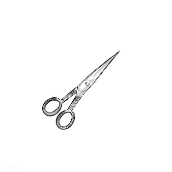 Vintage illustration of a pair of scissors | Free stock vector - 324683