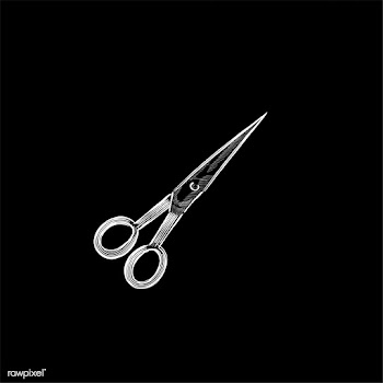 Vintage illustration of a pair of scissors | Free stock vector - 324736