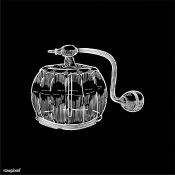 Vintage illustration of a parfume bottle | Free stock vector - 324500
