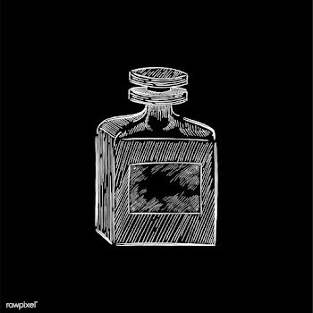 Vintage illustration of a parfume bottle | Free stock vector - 324651