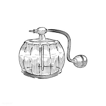 Vintage illustration of a parfume bottle | Free stock vector - 324685