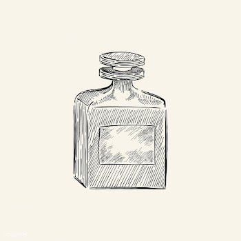Vintage illustration of a parfume bottle | Free stock vector - 324690
