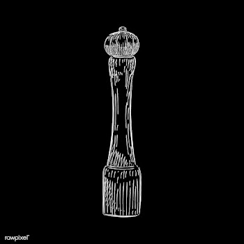 Vintage illustration of a pepper mill | Free stock vector - 324555