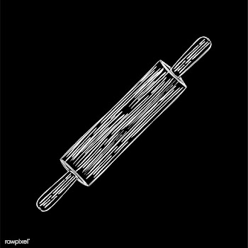 Vintage illustration of a rolling pin | Free stock vector - 324580