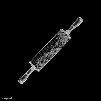 Vintage illustration of a rolling pin | Free stock vector - 324640